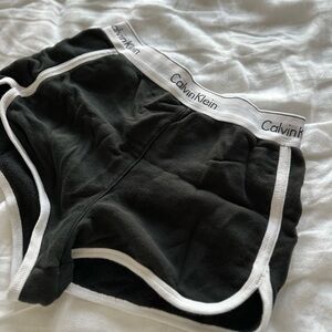 Calvin Klein Black and White Lounge or Workout Shorts